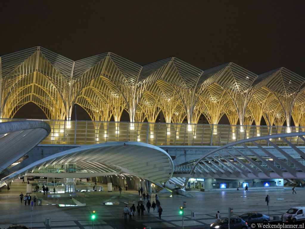 Het station Gare do Oriente is speciaal voor de Wereldtentoonstelling '98 ontworpen. Metro: Gare de Oriente.Tip: De stations van Lissabon.